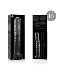 Nebula Series By Ibiza - Modello 16 Dildo In Vetro Borosilicato Trasparente 18.5 Cm -O- 3 Cm - NEBULA SERIES BY IBIZA - Dildo Realistici | erosidea.com