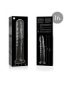Nebula Series By Ibiza - Modello 16 Dildo In Vetro Borosilicato Trasparente 18.5 Cm -O- 3 Cm - NEBULA SERIES BY IBIZA - Dildo Realistici | erosidea.com
