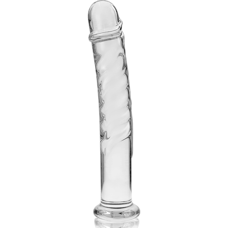 Nebula Series By Ibiza - Modello 16 Dildo In Vetro Borosilicato Trasparente 18.5 Cm -O- 3 Cm - NEBULA SERIES BY IBIZA - Dildo Realistici | erosidea.com