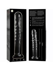 Nebula Series By Ibiza - Modello 16 Dildo In Vetro Borosilicato Trasparente 18.5 Cm -O- 3 Cm - NEBULA SERIES BY IBIZA - Dildo Realistici | erosidea.com