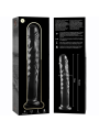Nebula Series By Ibiza - Modello 16 Dildo In Vetro Borosilicato Trasparente 18.5 Cm -O- 3 Cm - NEBULA SERIES BY IBIZA - Dildo Realistici | erosidea.com