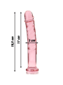 Nebula Series By Ibiza - Modello 16 Dildo In Vetro Borosilicato Rosa 18.5 Cm -O- 3 Cm - NEBULA SERIES BY IBIZA - Dildo Realistici | erosidea.com