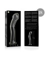 Nebula Series By Ibiza - Modello 18 Dildo In Vetro Borosilicato Trasparente 18.5 Cm -O- 3.5 Cm - NEBULA SERIES BY IBIZA - Dildo Realistici | erosidea.com