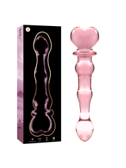 Nebula Series By Ibiza - Modello 21 Dildo In Vetro Borosilicato Rosa 20.5 Cm -O- 3.5 Cm - NEBULA SERIES BY IBIZA - Dildo Realistici | erosidea.com