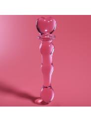 Nebula Series By Ibiza - Modello 21 Dildo In Vetro Borosilicato Rosa 20.5 Cm -O- 3.5 Cm - NEBULA SERIES BY IBIZA - Dildo Realistici | erosidea.com