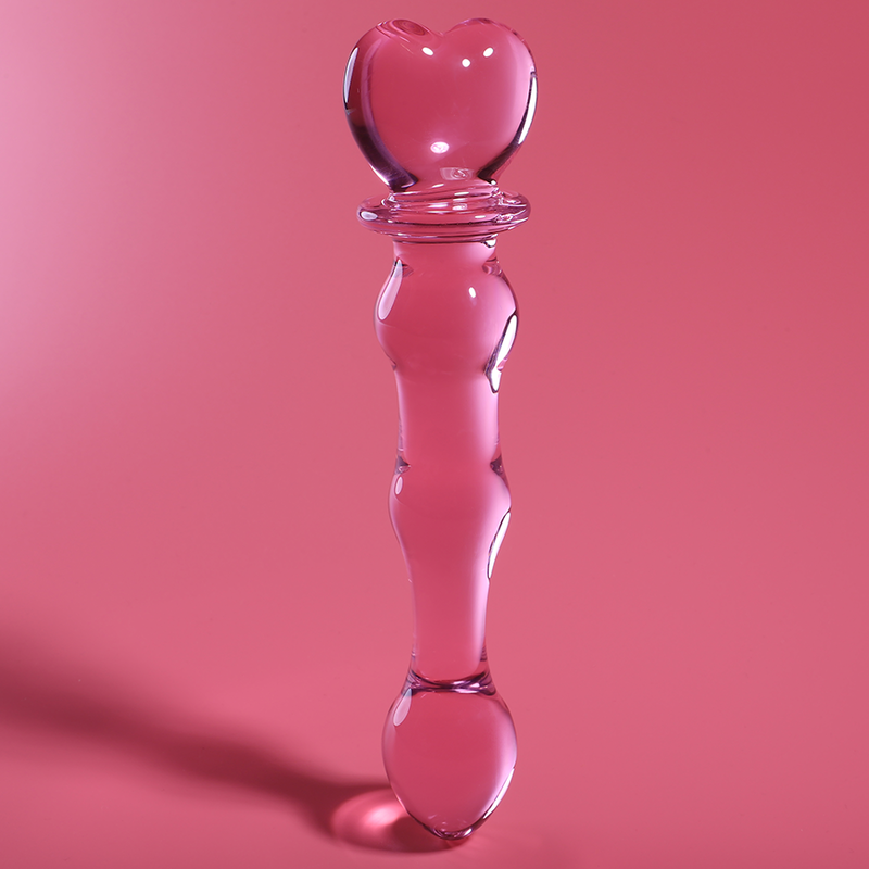 Nebula Series By Ibiza - Modello 21 Dildo In Vetro Borosilicato Rosa 20.5 Cm -O- 3.5 Cm - NEBULA SERIES BY IBIZA - Dildo Realistici | erosidea.com