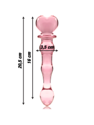 Nebula Series By Ibiza - Modello 21 Dildo In Vetro Borosilicato Rosa 20.5 Cm -O- 3.5 Cm - NEBULA SERIES BY IBIZA - Dildo Realistici | erosidea.com