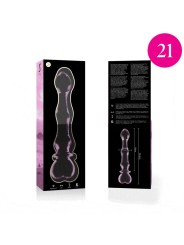 Nebula Series By Ibiza - Modello 21 Dildo In Vetro Borosilicato Rosa 20.5 Cm -O- 3.5 Cm - NEBULA SERIES BY IBIZA - Dildo Realistici | erosidea.com