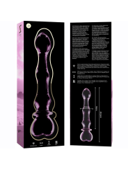 Nebula Series By Ibiza - Modello 21 Dildo In Vetro Borosilicato Rosa 20.5 Cm -O- 3.5 Cm - NEBULA SERIES BY IBIZA - Dildo Realistici | erosidea.com