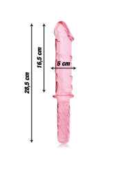 Nebula Series By Ibiza - Modello 24 Dildo In Vetro Borosilicato Rosa 28.5 Cm -O- 5 Cm - NEBULA SERIES BY IBIZA - Dildo Realistici | erosidea.com