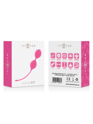 Intense - Kisha Fit In Silicone Kegel Fucsia - INTENSE HEALTH & FUN - Ovetti Palline Sfere | erosidea.com