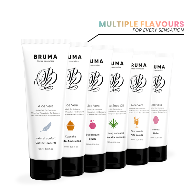 Bruma - Gel Scorrevole All''olio Di Semi Di Sativa Scaldante Gusto Cannabis 100 Ml - BRUMA - Aromatizzati e Commestibili | erosidea.com