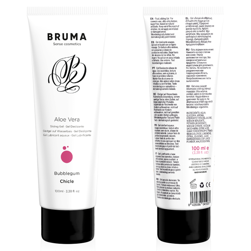 Bruma - Gel Scorrevole Aloe Vera Gusto Bubblegum 100 Ml - BRUMA - Aromatizzati e Commestibili | erosidea.com