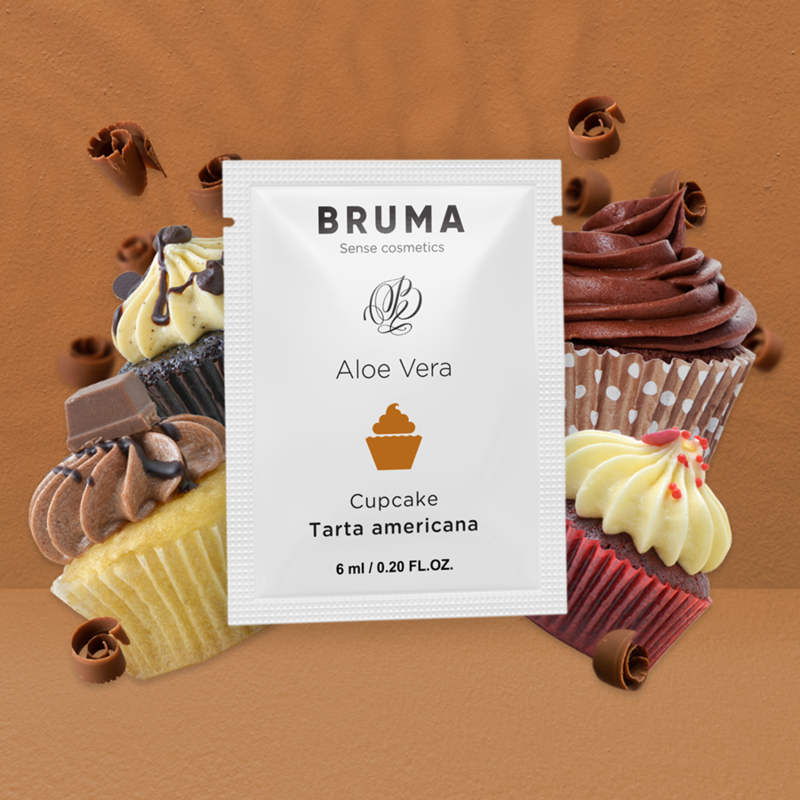 Bruma - Gel Scorrevole Aloe Vera Gupcake 6 Ml - BRUMA - Monodose e Pocket | erosidea.com