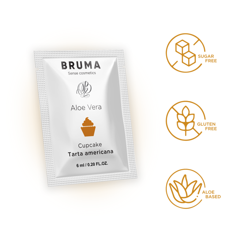 Bruma - Gel Scorrevole Aloe Vera Gupcake 6 Ml - BRUMA - Monodose e Pocket | erosidea.com