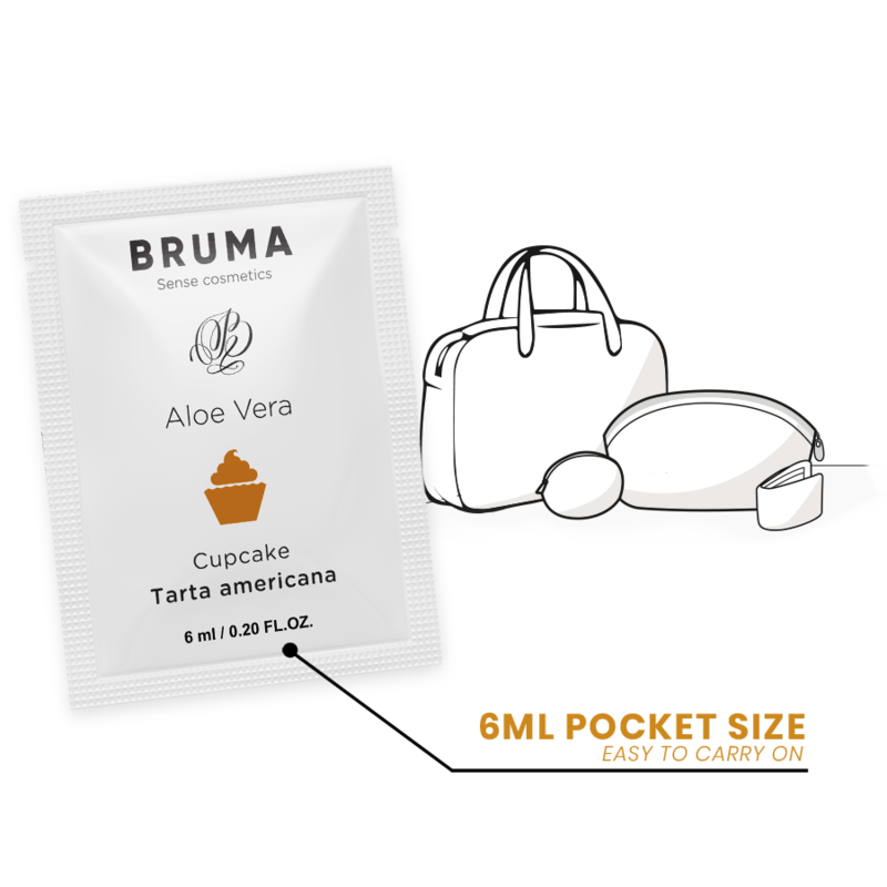Bruma - Gel Scorrevole Aloe Vera Gupcake 6 Ml - BRUMA - Monodose e Pocket | erosidea.com