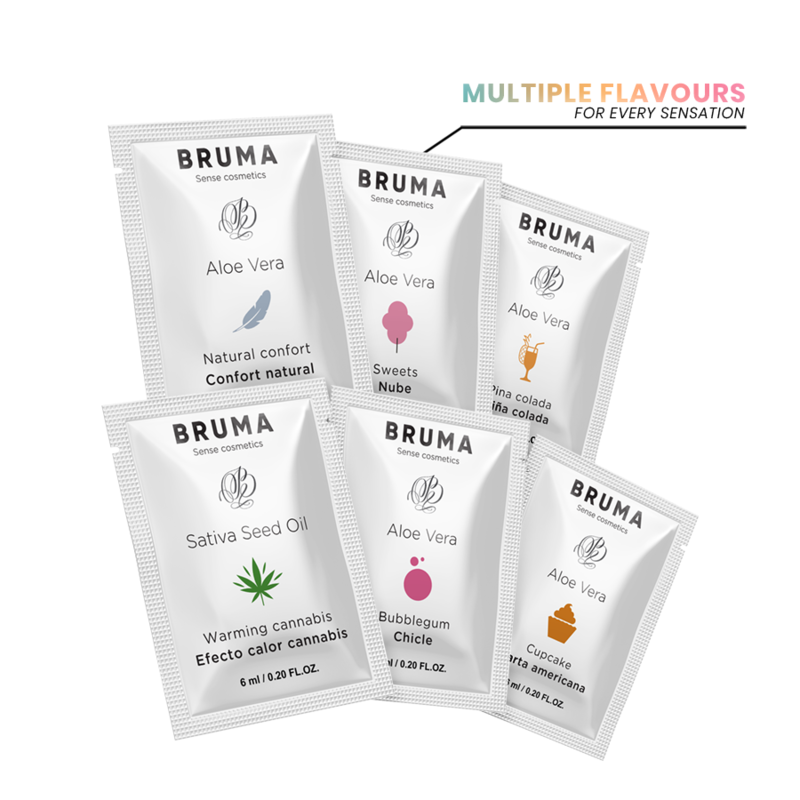 Bruma - Gel Scorrevole Aloe Vera Gupcake 6 Ml - BRUMA - Monodose e Pocket | erosidea.com