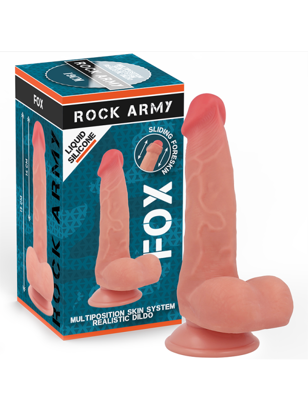 Dildo Realistico Rock Army Fox 19 Cm - ROCK ARMY - Dildo Realistici | erosidea.com