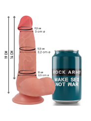 Dildo Realistico Rock Army Fox 19 Cm - ROCK ARMY - Dildo Realistici | erosidea.com