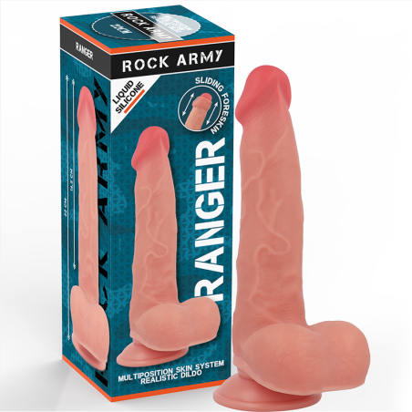 Rock Army - Dildo Realistico Ranger 22 x 3.6 cm - ROCK ARMY - Dildo Realistici | erosidea.com
