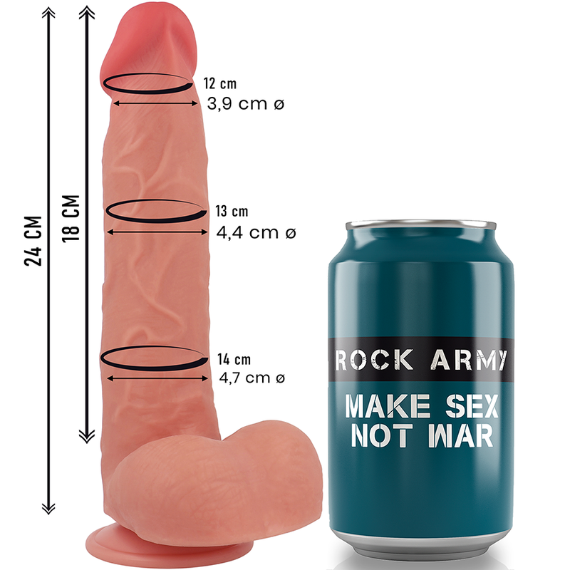 Dildo Realistico Rock Army Raptor 24 Cm - ROCK ARMY - Dildo Realistici | erosidea.com