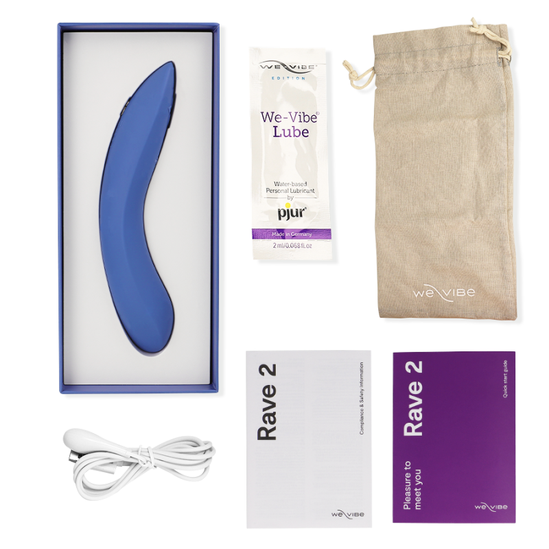 We-Vibe - Rave 2 Vibratore G-Spot Blu - WE-VIBE - Vibratori punto G | erosidea.com
