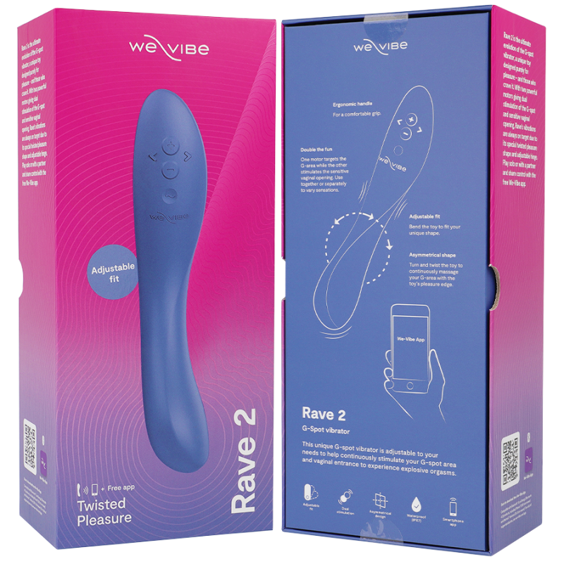 We-Vibe - Rave 2 Vibratore G-Spot Blu - WE-VIBE - Vibratori punto G | erosidea.com