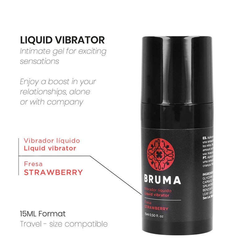Bruma - Vibratore Liquido Gel Intimo Fragola 15Ml - BRUMA - Vibratori Liquidi | erosidea.com