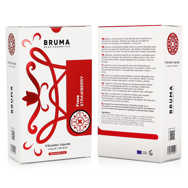 Bruma - Vibratore Liquido Gel Intimo Fragola 15Ml - BRUMA - Vibratori Liquidi | erosidea.com