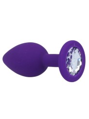 Intense - Shelki S Plug Anale Lilla - INTENSE - Plug e Catene Anali | erosidea.com