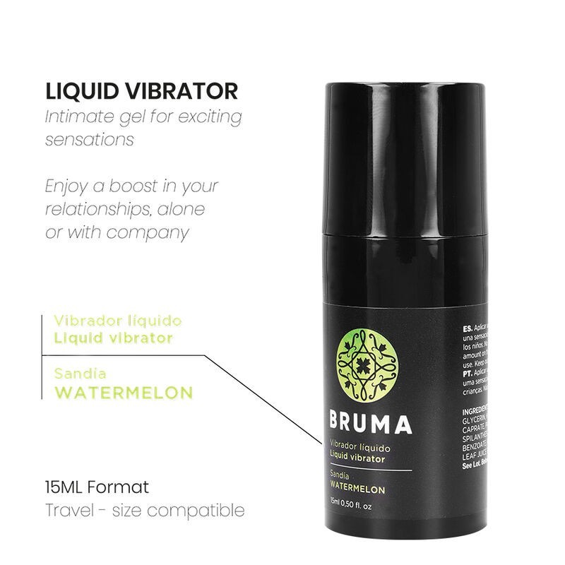 Bruma - Vibratore Liquido Gel Intimo Anguria 15Ml - BRUMA - Vibratori Liquidi | erosidea.com