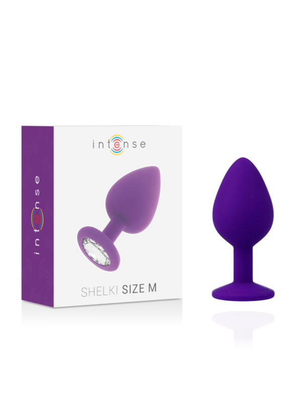Intense - Shelki M Anal Plug Lilla - INTENSE - Plug e Catene Anali | erosidea.com