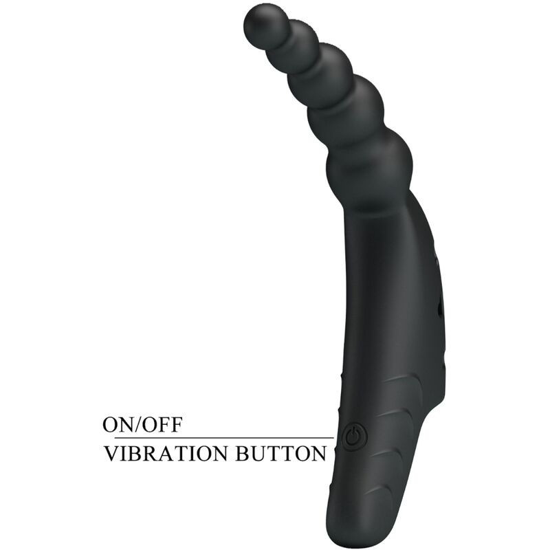 Pretty Love - Vibratore G-Spot Da Dita Jordin 10 Vibrazioni Nero - PRETTY LOVE - Vibratori punto G | erosidea.com