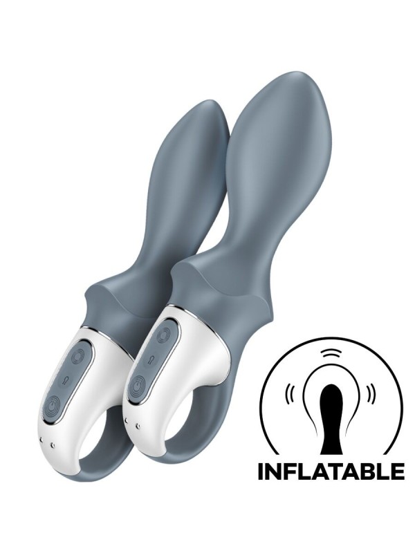 Satisfyer - Air Pump Booty 1 Vibratore Anale Gonfiabile Grigio - SATISFYER VIBRATOR - Vibratori Anali | erosidea.com