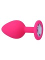 Intense - Shelki M Anal Plug Fucsia - INTENSE - Plug e Catene Anali | erosidea.com