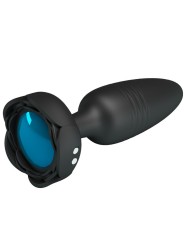 Pretty Love - Tarion Plug Anale Con Luce Led Nero 125 Cm - PRETTY LOVE - Plug e Catene Anali | erosidea.com