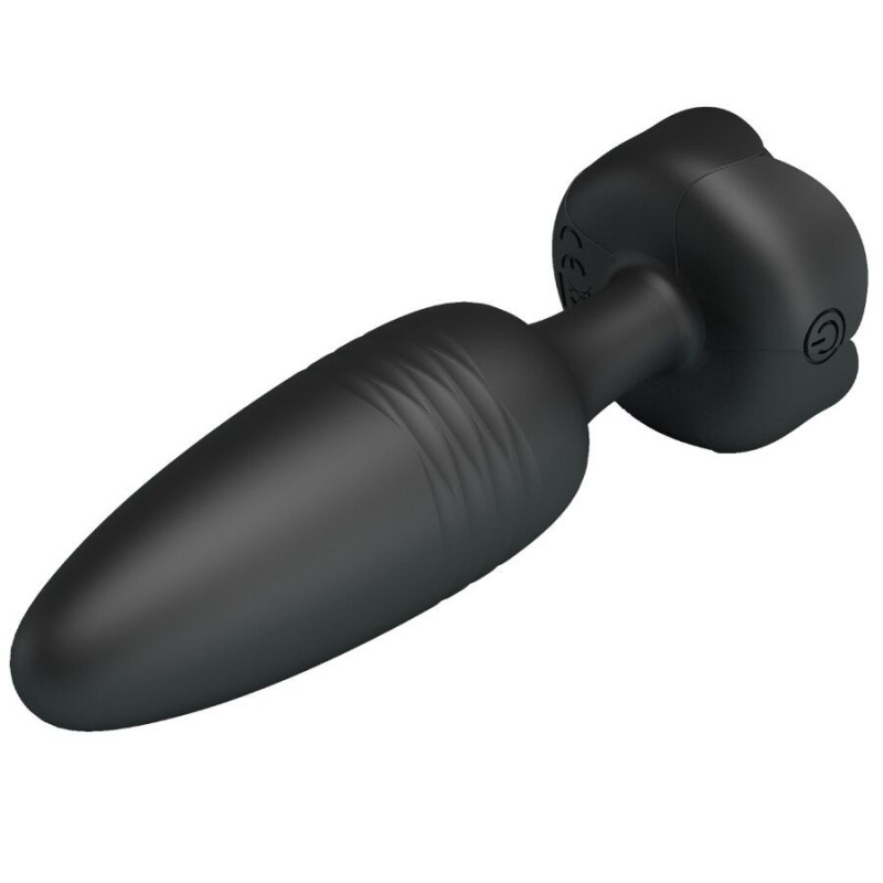 Pretty Love - Tarion Plug Anale Con Luce Led Nero 125 Cm - PRETTY LOVE - Plug e Catene Anali | erosidea.com