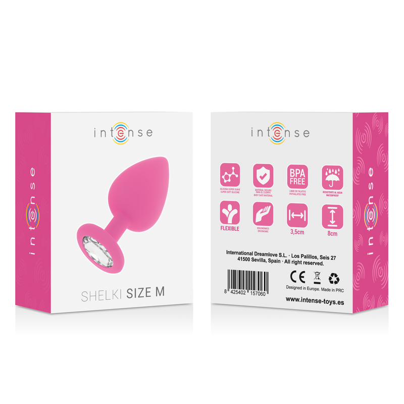 Intense - Shelki M Anal Plug Fucsia - INTENSE - Plug e Catene Anali | erosidea.com