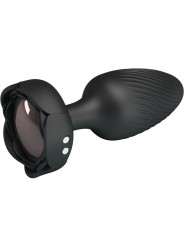 Pretty Love - Varian Plug Anale Con Luce Led Nero 108 Cm - PRETTY LOVE - Plug e Catene Anali | erosidea.com