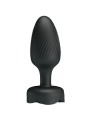 Pretty Love - Varian Plug Anale Con Luce Led Nero 108 Cm - PRETTY LOVE - Plug e Catene Anali | erosidea.com