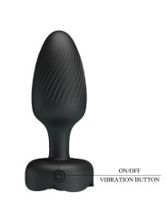 Pretty Love - Varian Plug Anale Con Luce Led Nero 108 Cm - PRETTY LOVE - Plug e Catene Anali | erosidea.com