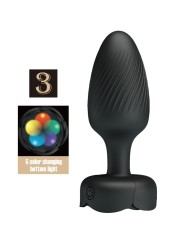 Pretty Love - Osborn Plug Anale Con Luce Led Nero 98 Cm - PRETTY LOVE - Plug e Catene Anali | erosidea.com