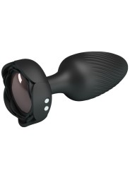 Pretty Love - Osborn Plug Anale Con Luce Led Nero 98 Cm - PRETTY LOVE - Plug e Catene Anali | erosidea.com