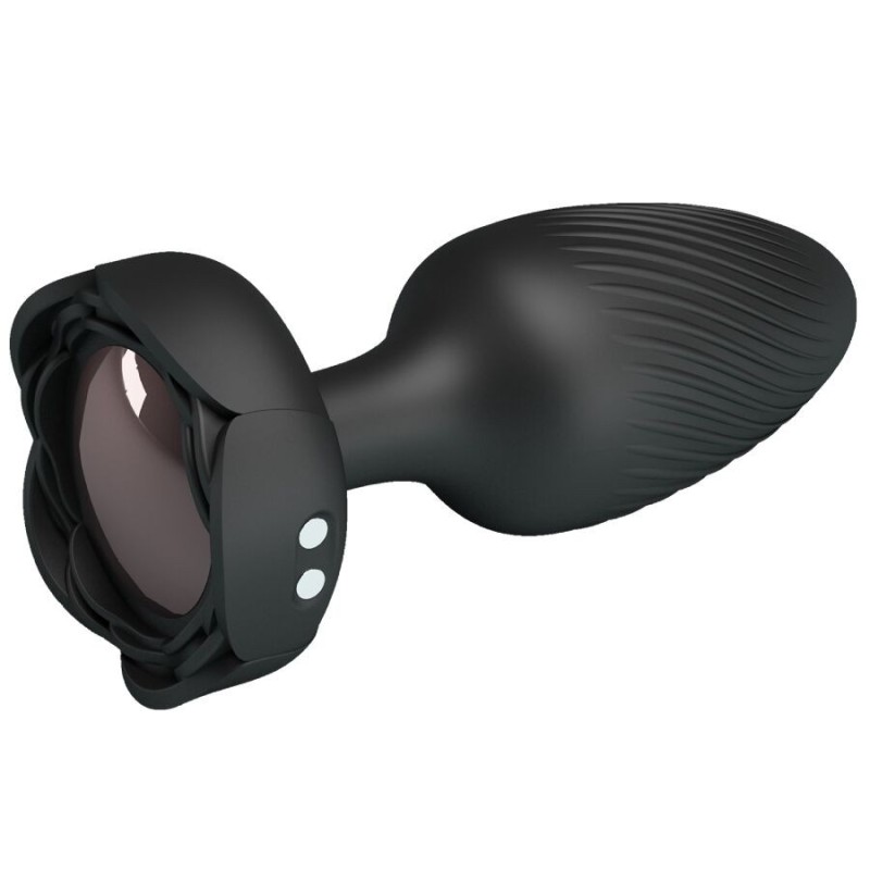 Pretty Love - Osborn Plug Anale Con Luce Led Nero 98 Cm - PRETTY LOVE - Plug e Catene Anali | erosidea.com