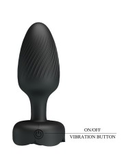Pretty Love - Osborn Plug Anale Con Luce Led Nero 98 Cm - PRETTY LOVE - Plug e Catene Anali | erosidea.com