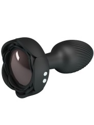 Pretty Love - Plug Anale Olman Con Luce Led Nero 88 Cm - PRETTY LOVE - Plug e Catene Anali | erosidea.com