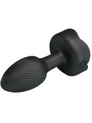 Pretty Love - Plug Anale Olman Con Luce Led Nero 88 Cm - PRETTY LOVE - Plug e Catene Anali | erosidea.com