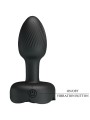 Pretty Love - Plug Anale Olman Con Luce Led Nero 88 Cm - PRETTY LOVE - Plug e Catene Anali | erosidea.com