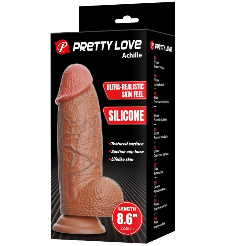 Pretty Love - Achille Dildo Ultra Realistico 22 Cm - PRETTY LOVE HIGH GRADE - Dildo Realistici | erosidea.com