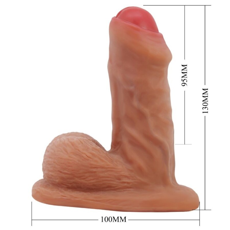Pretty Love - Warnell Dildo Ultra Realistico Ed Elastico 95 Cm Mulato - PRETTY LOVE - Dildo Realistici | erosidea.com